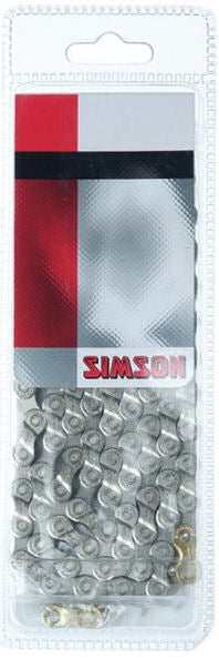 Simson Collar Beracleur 7 8 - Cadena de bicicletas 116 Schakels - 7 8 Velocidad - 1 2 x 3 32 - Negro