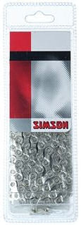 Simson Bicycle Chain RefectAilleur 9 - 116 Enlaces - 1 2 x 5 64 - Plata