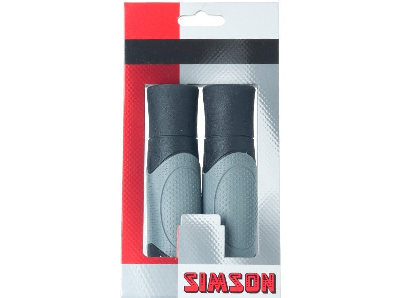 Simson Ergo Shift manijas - Black -light Grey - 92 mm - Bicicletas