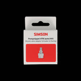 Simson pompnippel auto ventiel - afbeelding 1