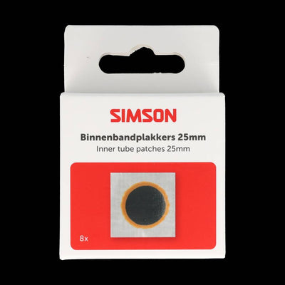 Simson parches para cámara de aire 25mm 8uds