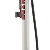 fietspomp met manometer staal 61 cm wit (020601)