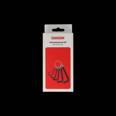 Juego de llaves hexagonales Simson de 6 piezas