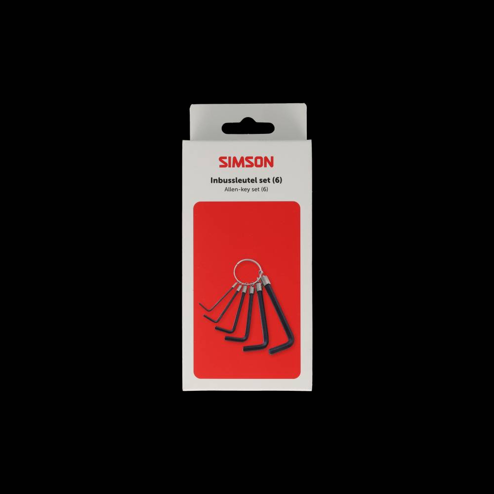 Set chiavi esagonali Simson da 6 pezzi