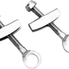 Spanners de la cadena de bicicletas Simson - acero, 35 mm, plata