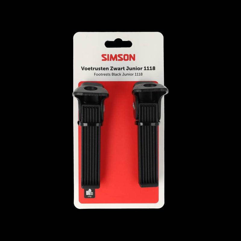 Poggiapiedi Simson nero 1118 su frassino