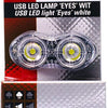 Simson USB USB LED LAMP Ojos blancos 7 Lumen