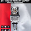 koplamp Clearly led batterij zwart