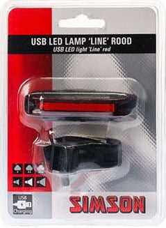 Simson USB LED LAMP Linea Red 20 LED 3 Lux