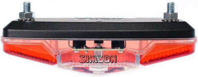 Simson Battery bagagli Porta Light Coast 1 LED ON OR