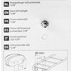 Simson Battery Luggage Rack Light Cliff 1 LED o