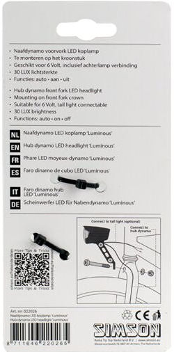 FORCHIO FRITTURA SIMSON FORCHIO DELLA LUMINA LUMININE DYNACO SU