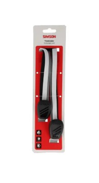 Carpeta trío Simson 60cm negro blanco gris