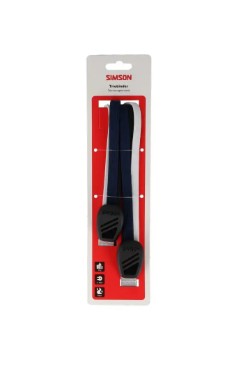 Carpeta trío Simson 60cm negro azul blanco