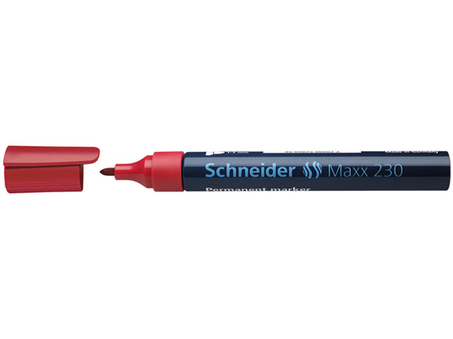 Pennarello Schneider permanente 230 tondo rosso 10 pz