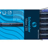 Schneider rotulador permanente 230 redondo azul 10uds