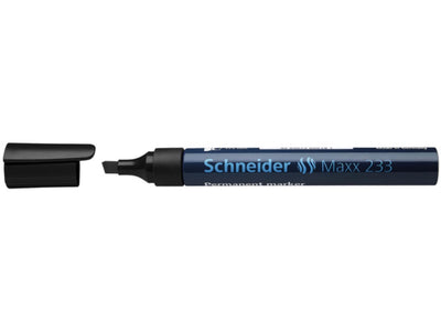 Schneider rotulador permanente 233 cincel negro 10uds