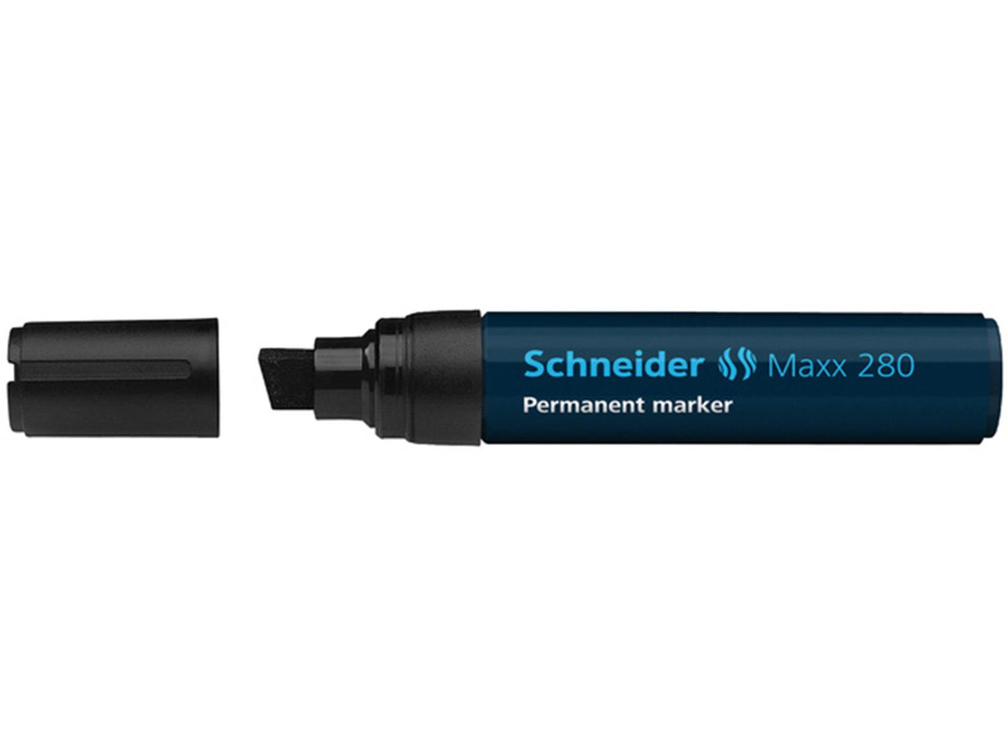 Schneider rotulador permanente 280 cincel negro 5uds