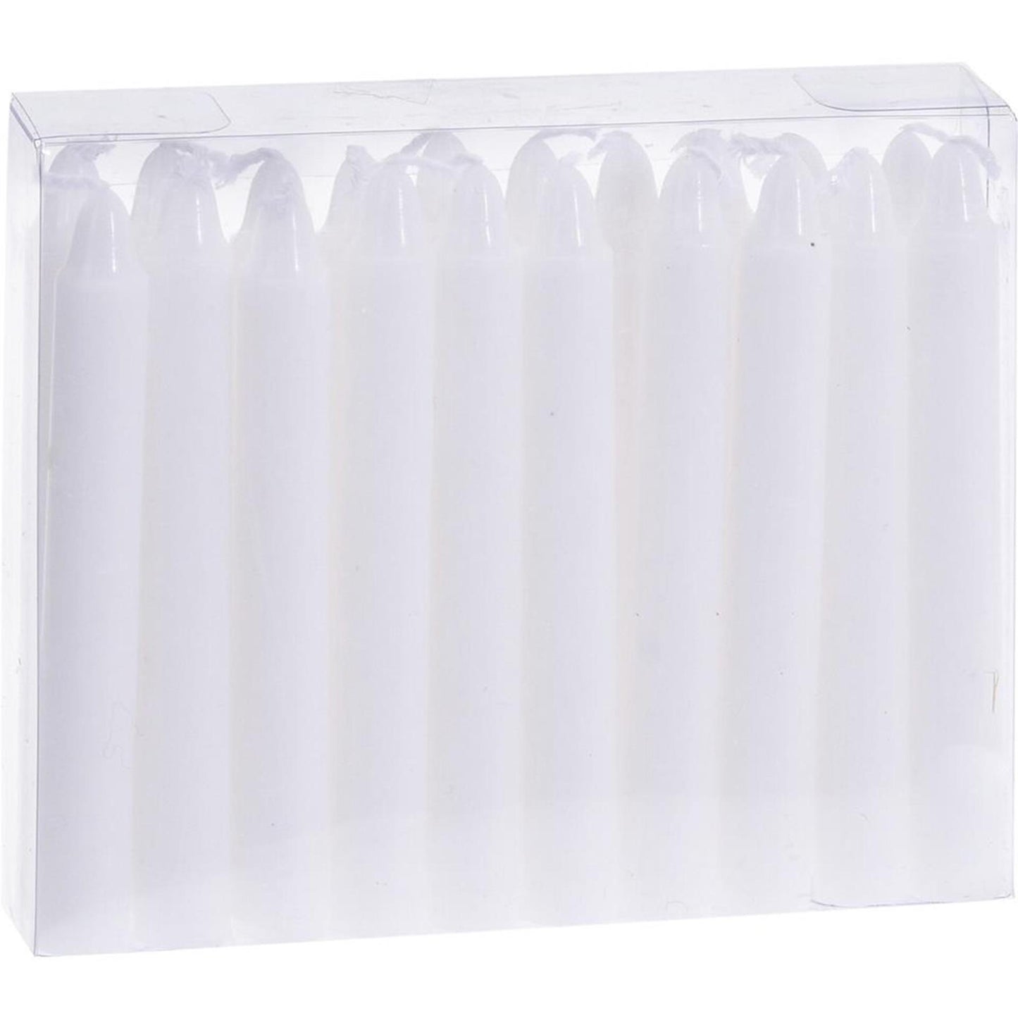 Home styling kerstboomkaarsjes 20-delig 10,5cm wit