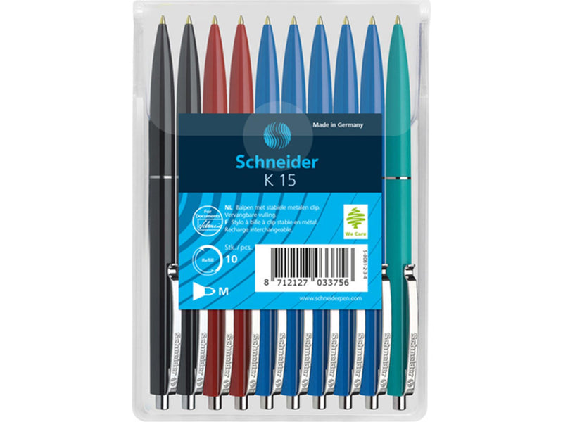 Schneider Schneider S-3081-2-3-4 Pen Pen K15 10s Colors en Headerbag