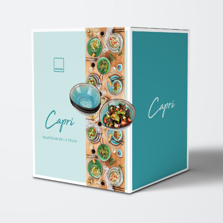 Insalatiera Sänger capri blu 4 pezzi