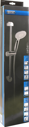 Cornat set doccia carballo 5s bianco cromo - sa330593