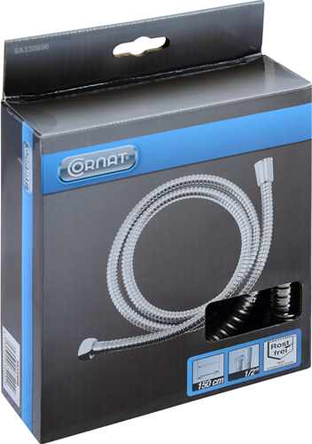 Flessibile doccia Cornat ocean-plus 1 2x1m50 acciaio inox - sa330696