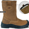 Safeet lucca werklaars gevoerd s3 | bruin | maat 46 - 8719388022352