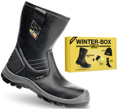 Safety jogger bestboot laars s3 winter box zwart - maat 39 - 11.118.024.39