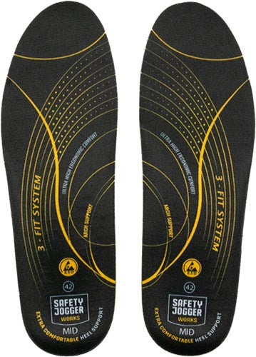 Plantilla Ty Safe Jogger sj3fitm | negro amarillo | talla 43 - 5400950011081