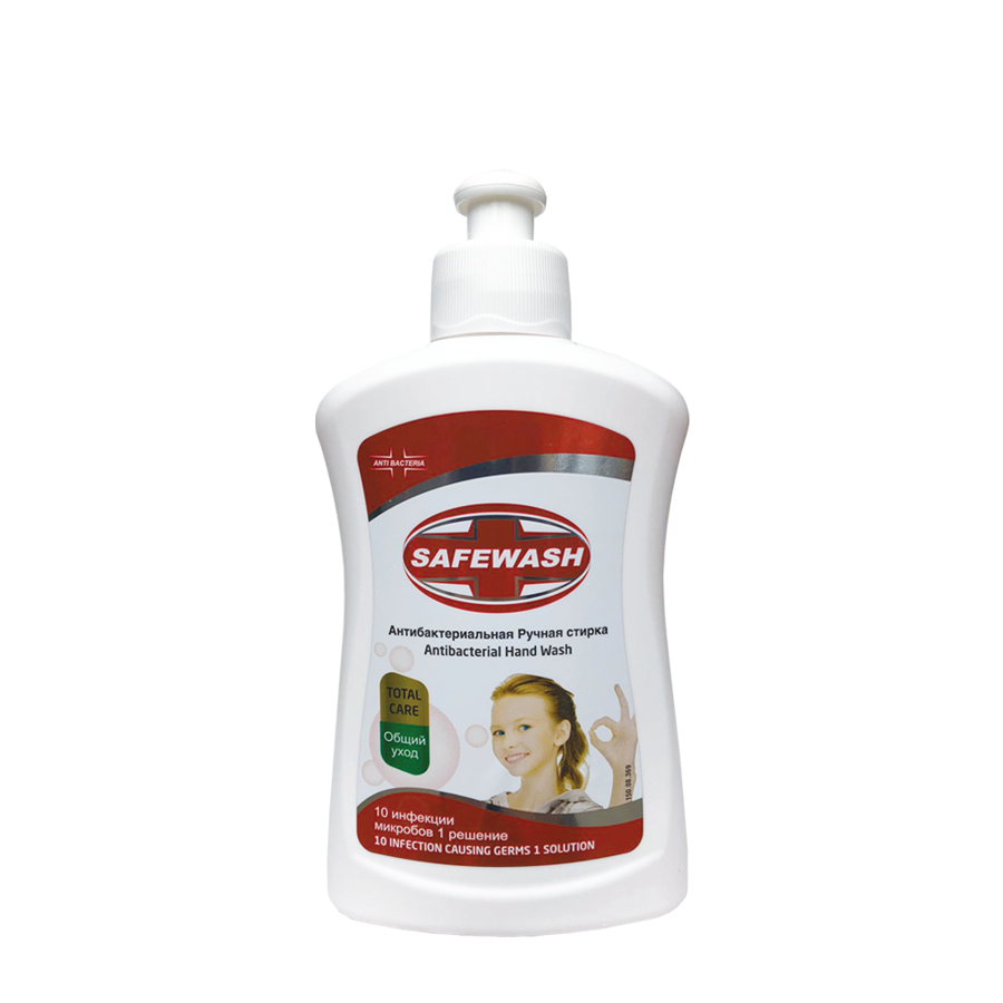 Safewash jabón de manos antibacteriano total care kids 220ml