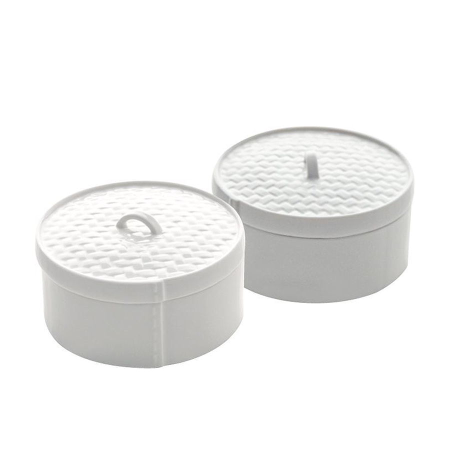 Salt pepper aperomandje met deksel dim sum 2 stuks
