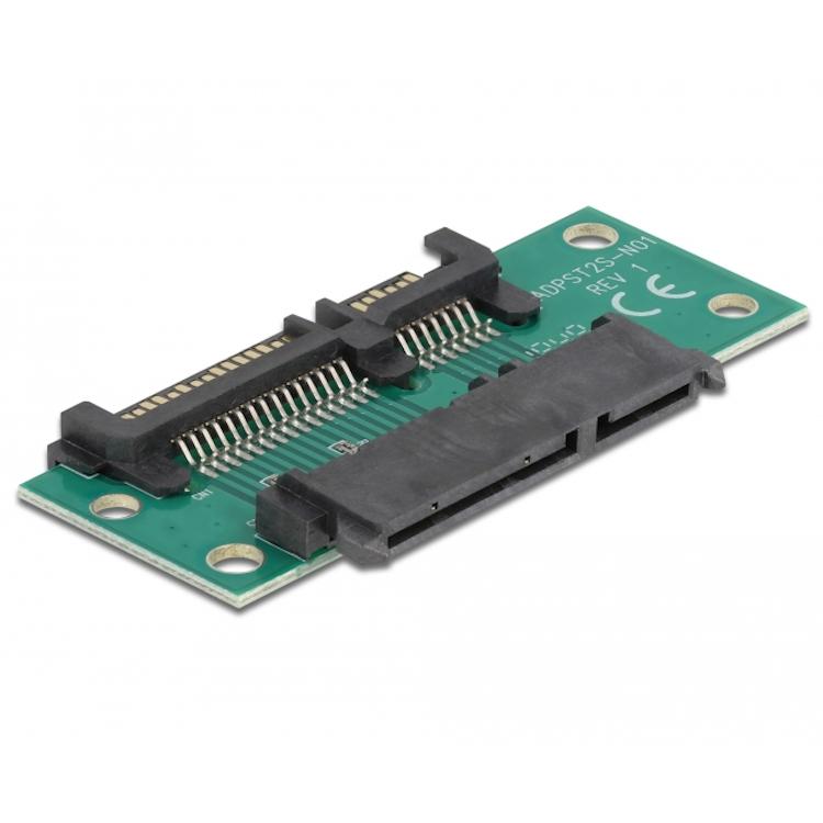 Delock Adapter Extension Sata 22pin maschio femmina