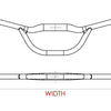 Satori Satori aero Ø31.8 mm b = 700 mm Matt negro