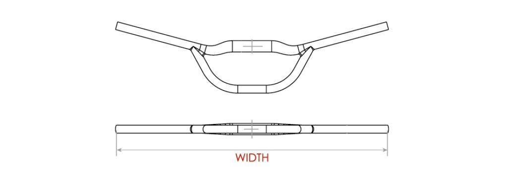 Satori Satori aero Ø31.8 mm b = 700 mm Matt negro