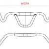 Satori Enviar MTB Firebird Ø31.8 mm 440 mm Matt Black