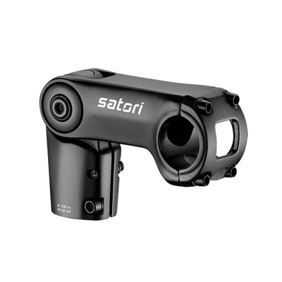 Vástago Satori hatchback ajustable. ø31,8*90mm, negro mate