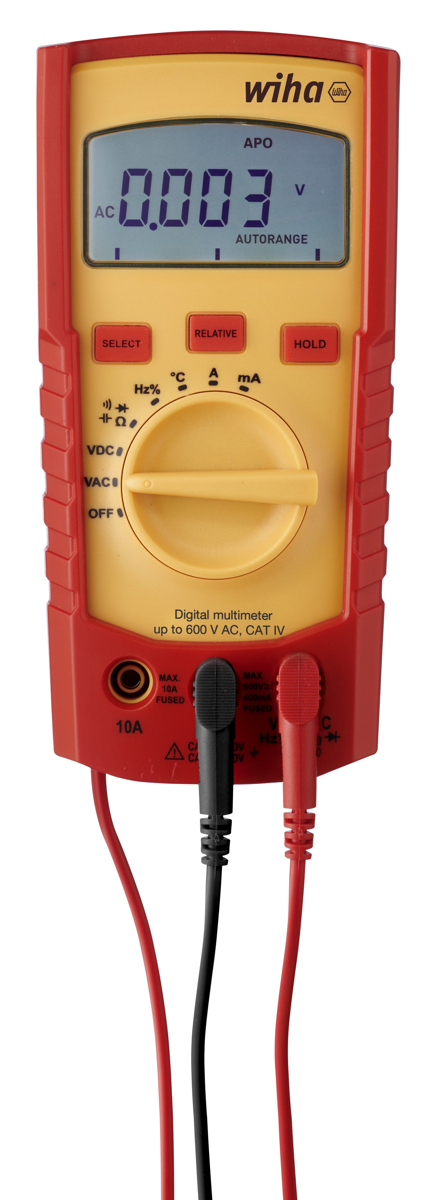 Wiha sb25541 | digitale multimeter | tot 600 v ac | cat iv 45218
