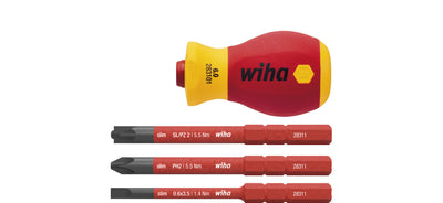 Cacciavite Wiha con slimvar elettrico Bithouderset
