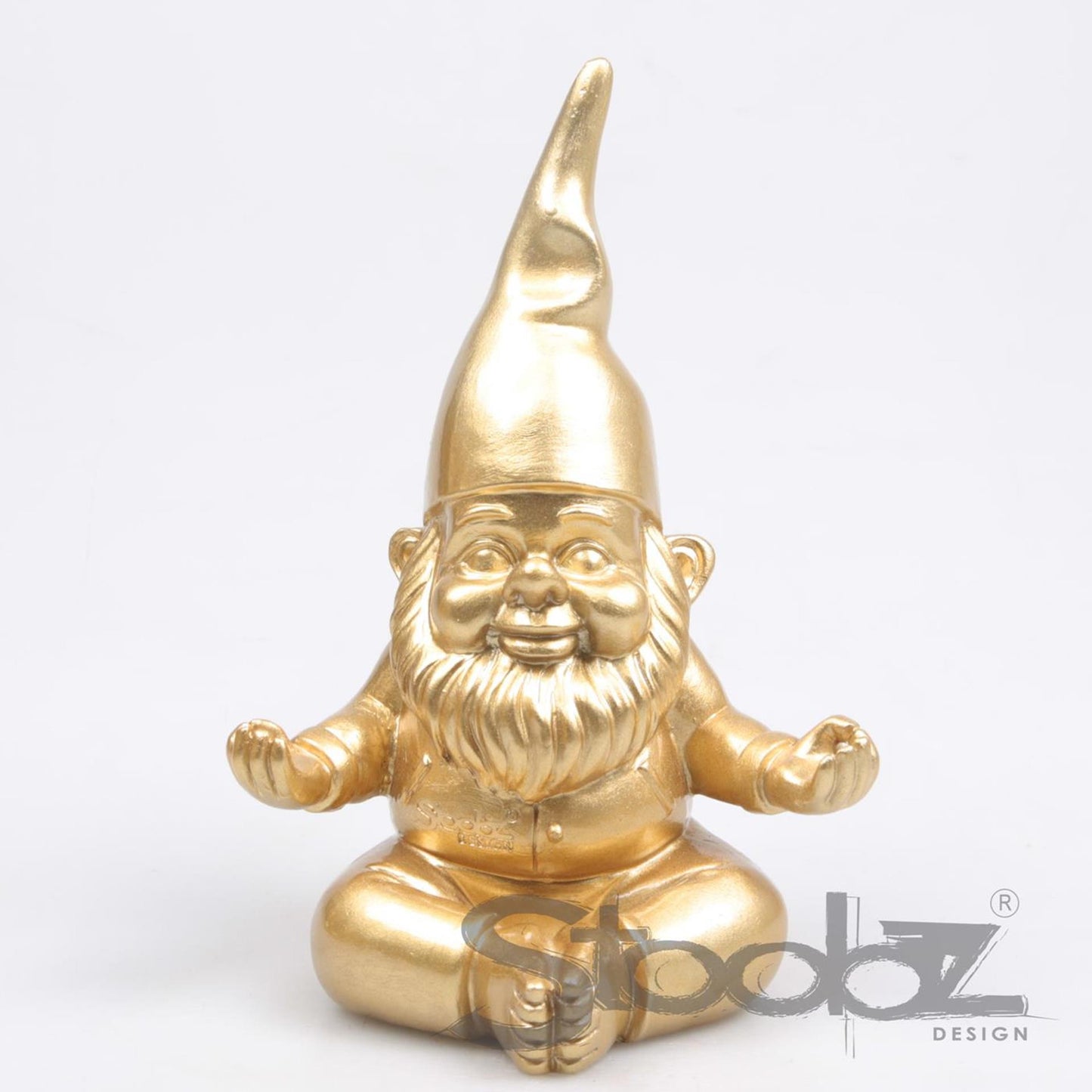 Stoobz kabouter yoga goud 20cm