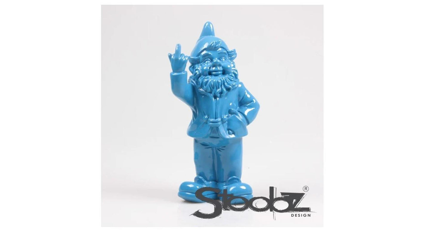 Stoobz design stoobz gnomo vete a la mierda azul 10cm