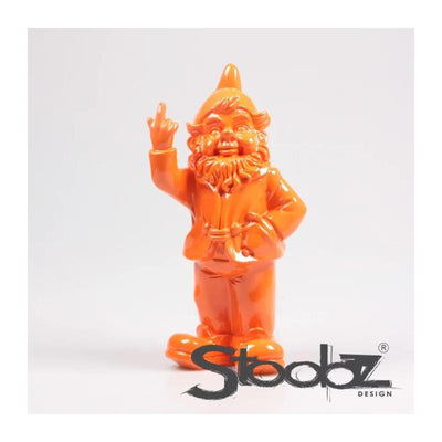 Stoobz design stoobz gnomo f*ck you arancione 10 cm