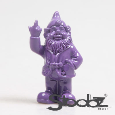 Gnomo Stoobz vaffanculo viola 10 cm