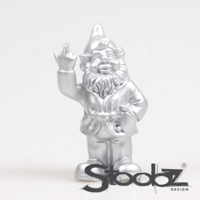 Stoobz design stoobz gnomo f*ck you argento 10 cm