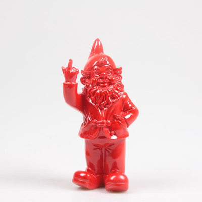 Stoobz design stoobz gnomo f*ck you rosso 20 cm