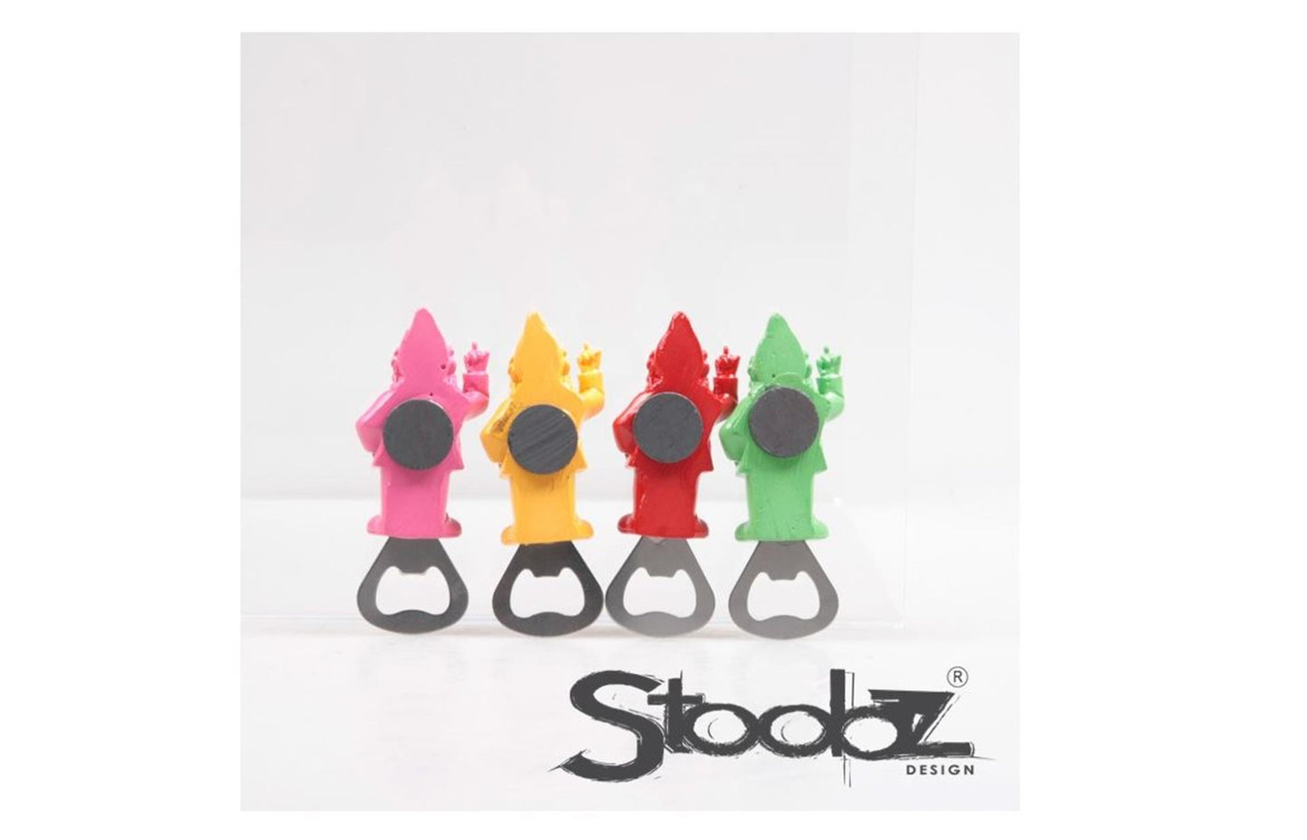 Stoobz design gnome f*ck you imán abrebotellas 9cm