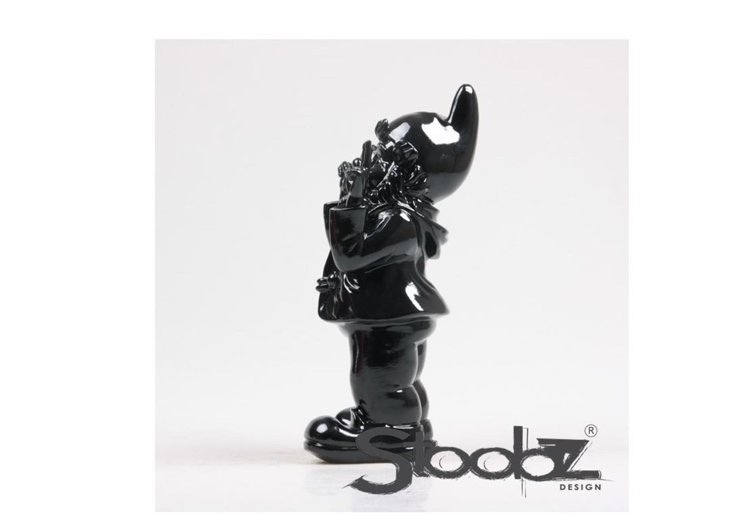 Stoobz design stoobz gnomo paz negro 13x11x31cm