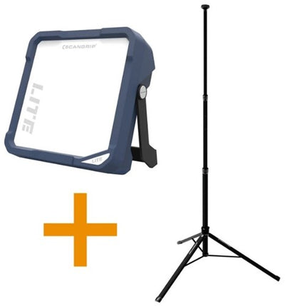 Set lampada da lavoro Scangrip vega lite 6000 lm + treppiede - 49.0536