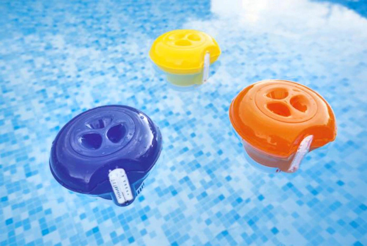 Flotador de cloro Bestway con termo 12,7cm