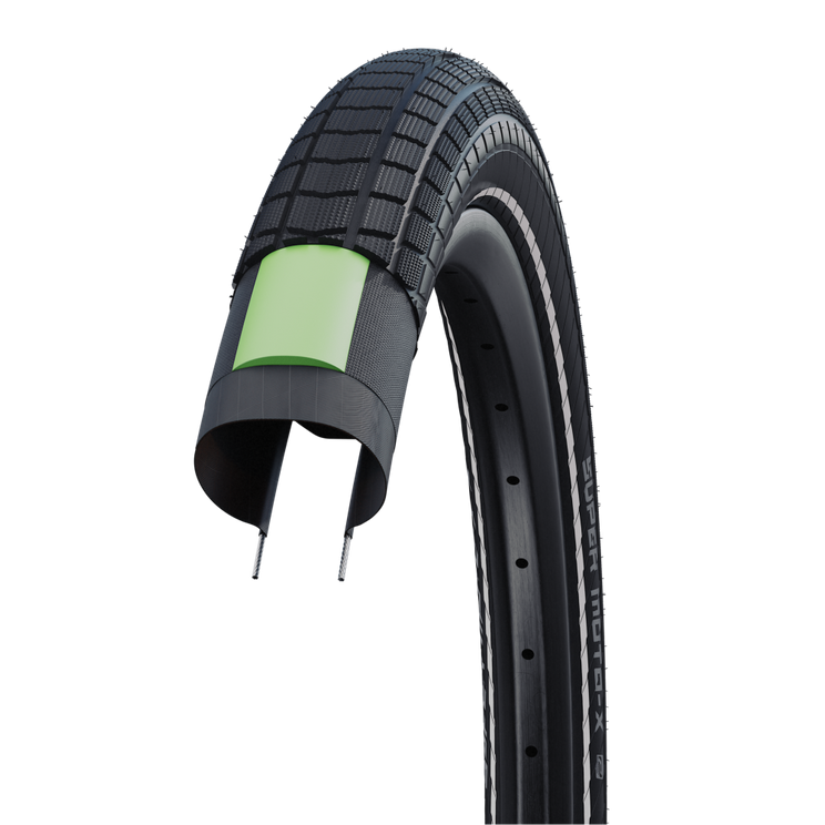 Schwalbe super moto-x 20x4,00 (100-406) reflex fatbike nero